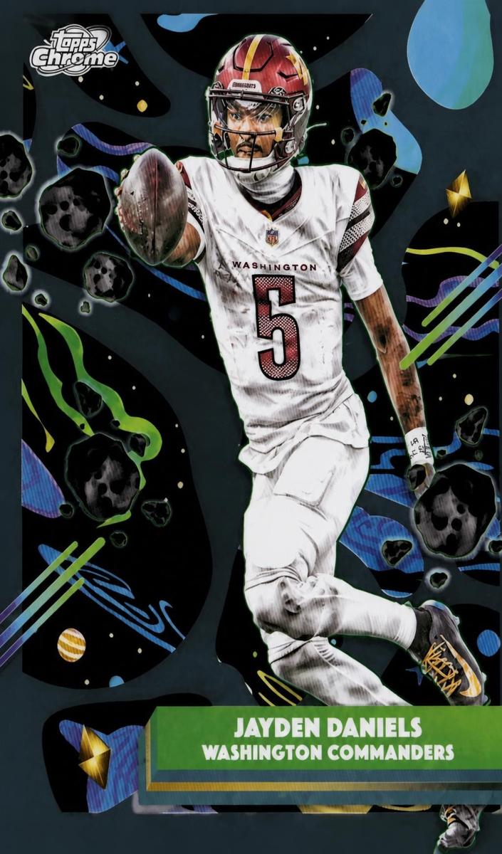 Jayden Daniels 2025 Cosmic Chrome card
