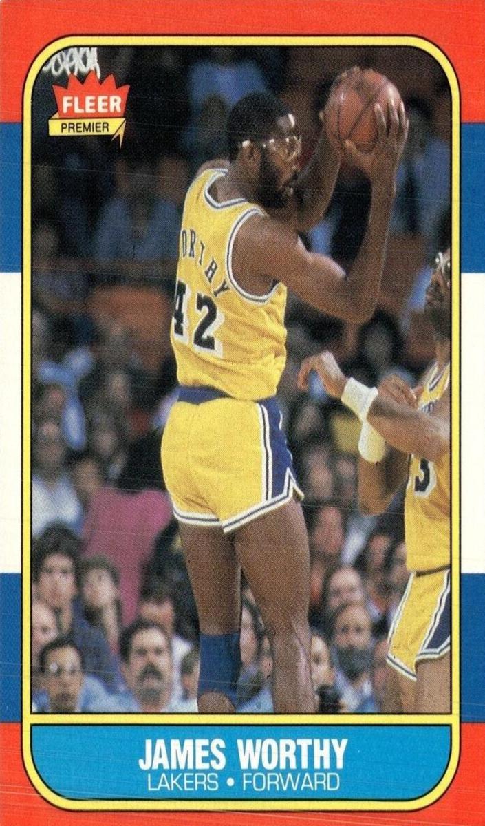 James Worthy 1986 Fleer Basketball