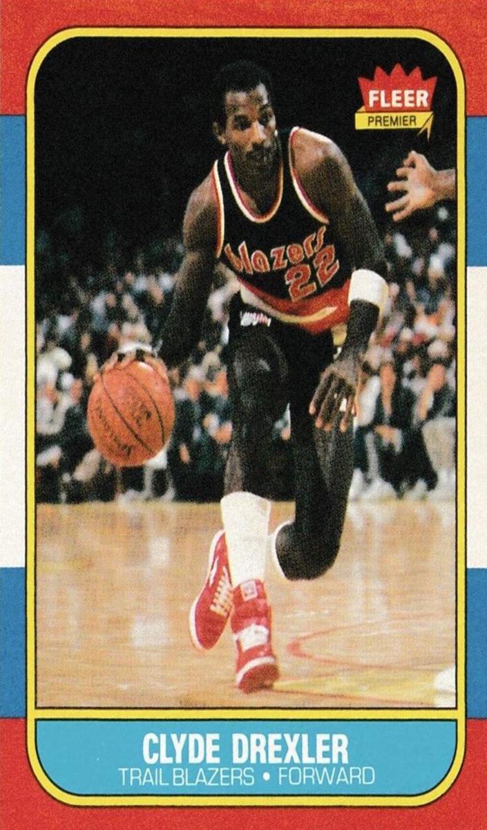 Clyde Drexler 1986 Fleer Basketball