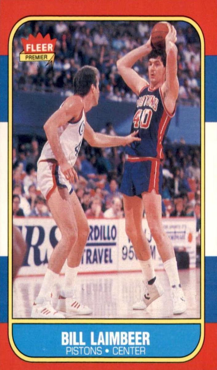 Bill Laimbeer 1986 Fleer Basketball