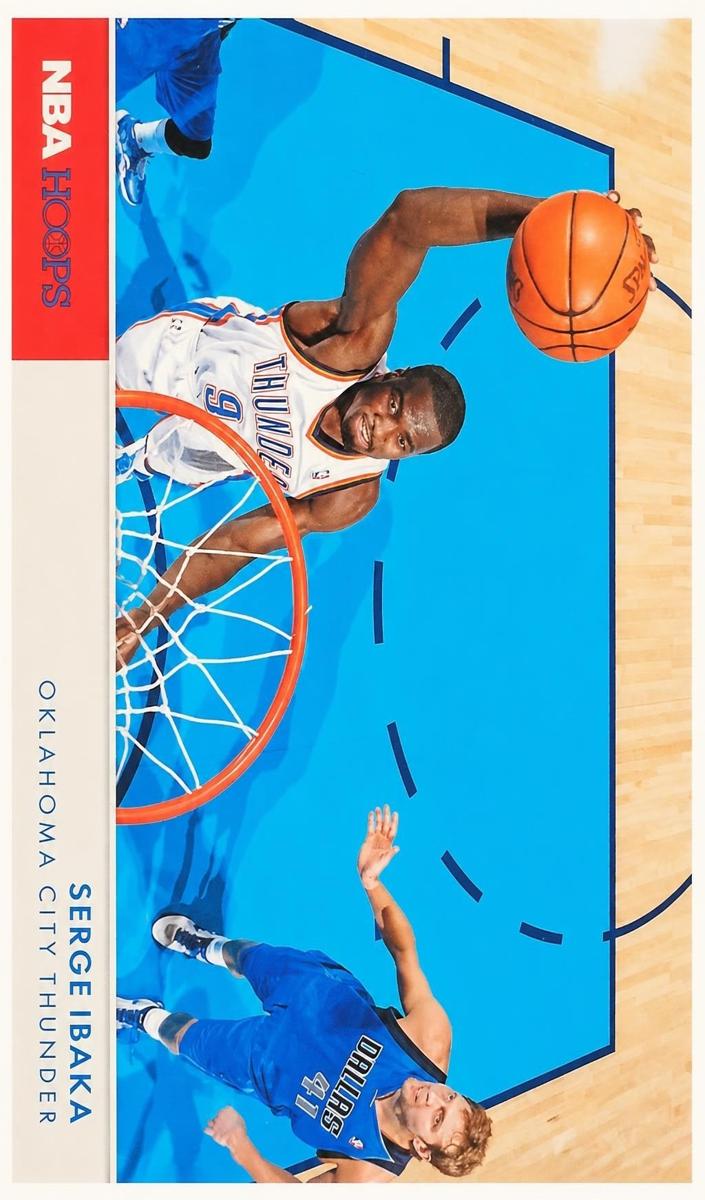 2012 Panini Hoops Serge Ibaka #17 card