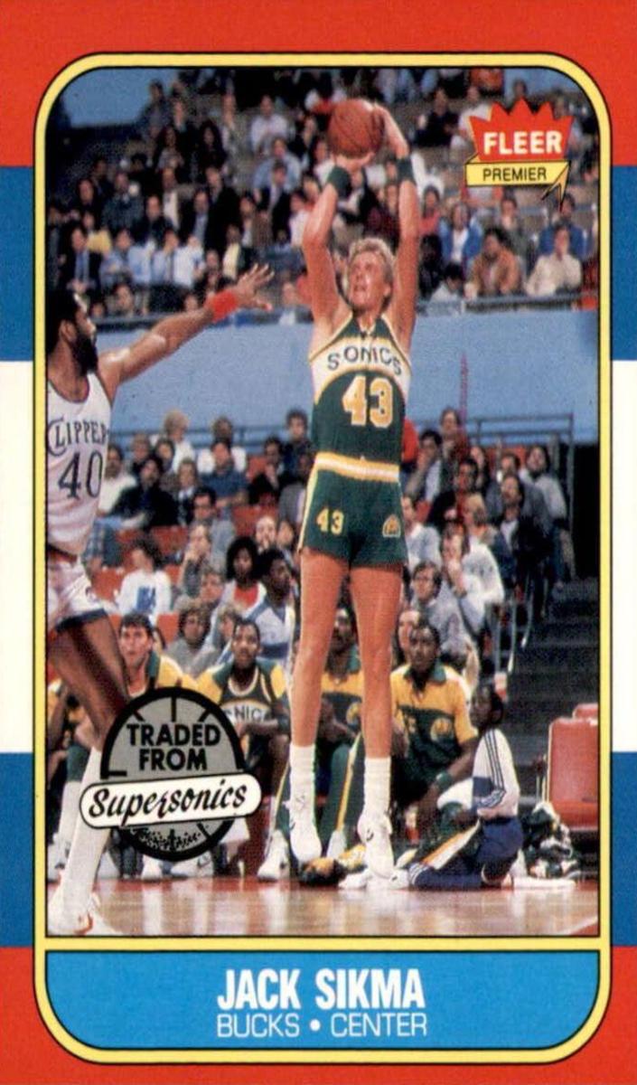 Jack Sikma 1986 Fleer Basketball