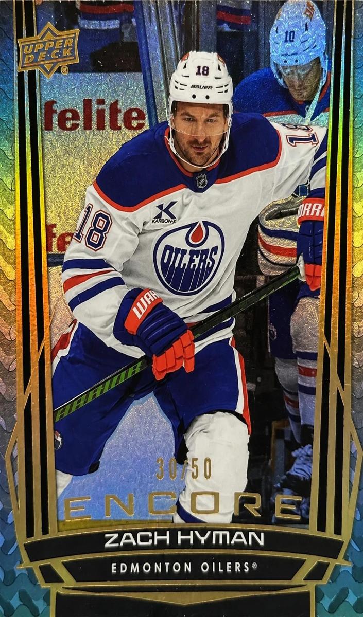 2025 Upper Deck Zach Hyman [Gold] #E-13 card