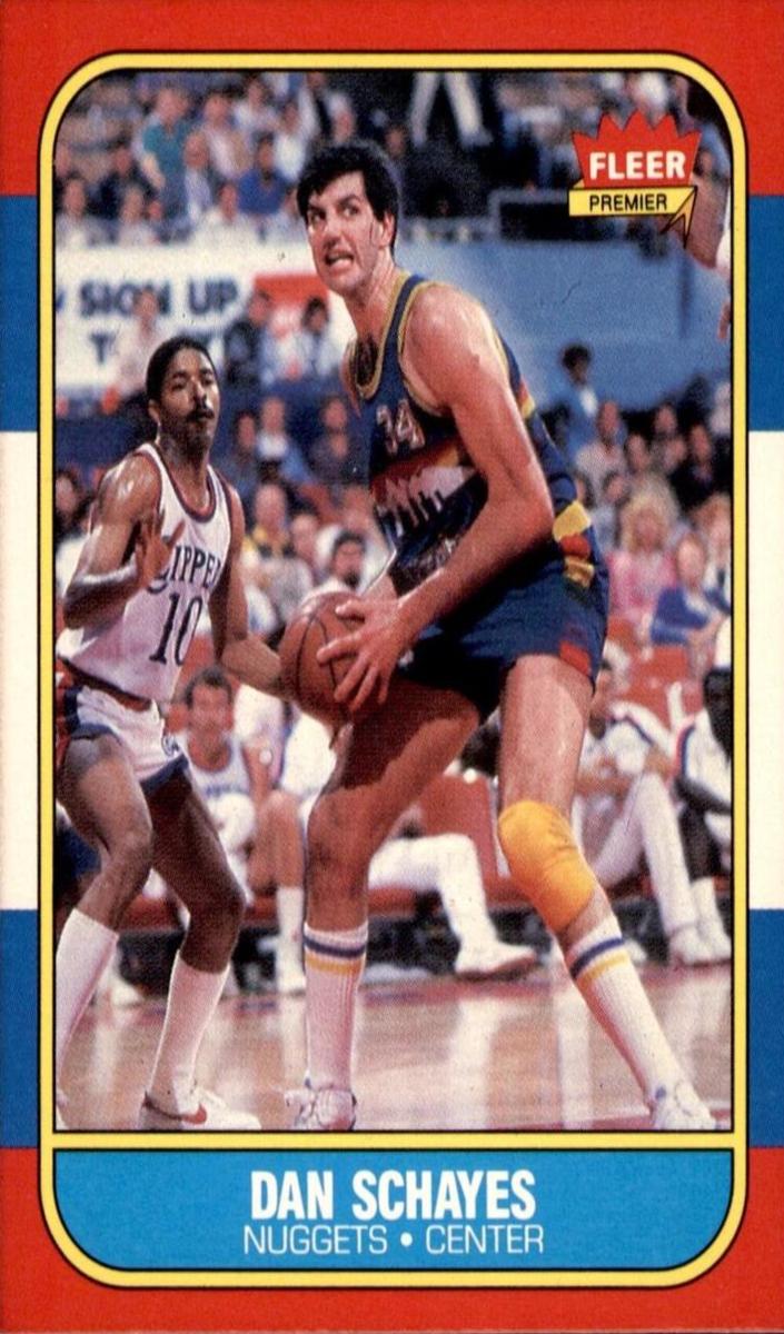 Dan Schayes 1986 Fleer Basketball