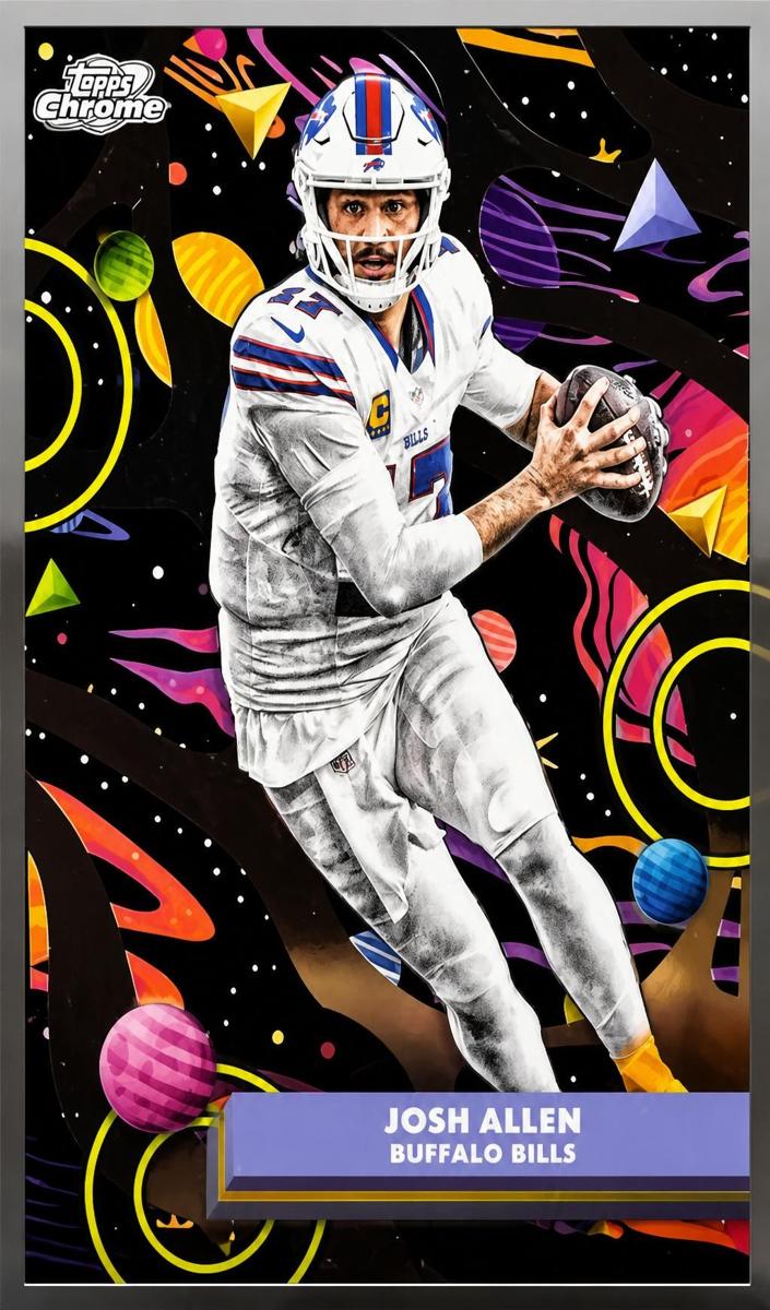 Josh Allen 2025 Cosmic Chrome card
