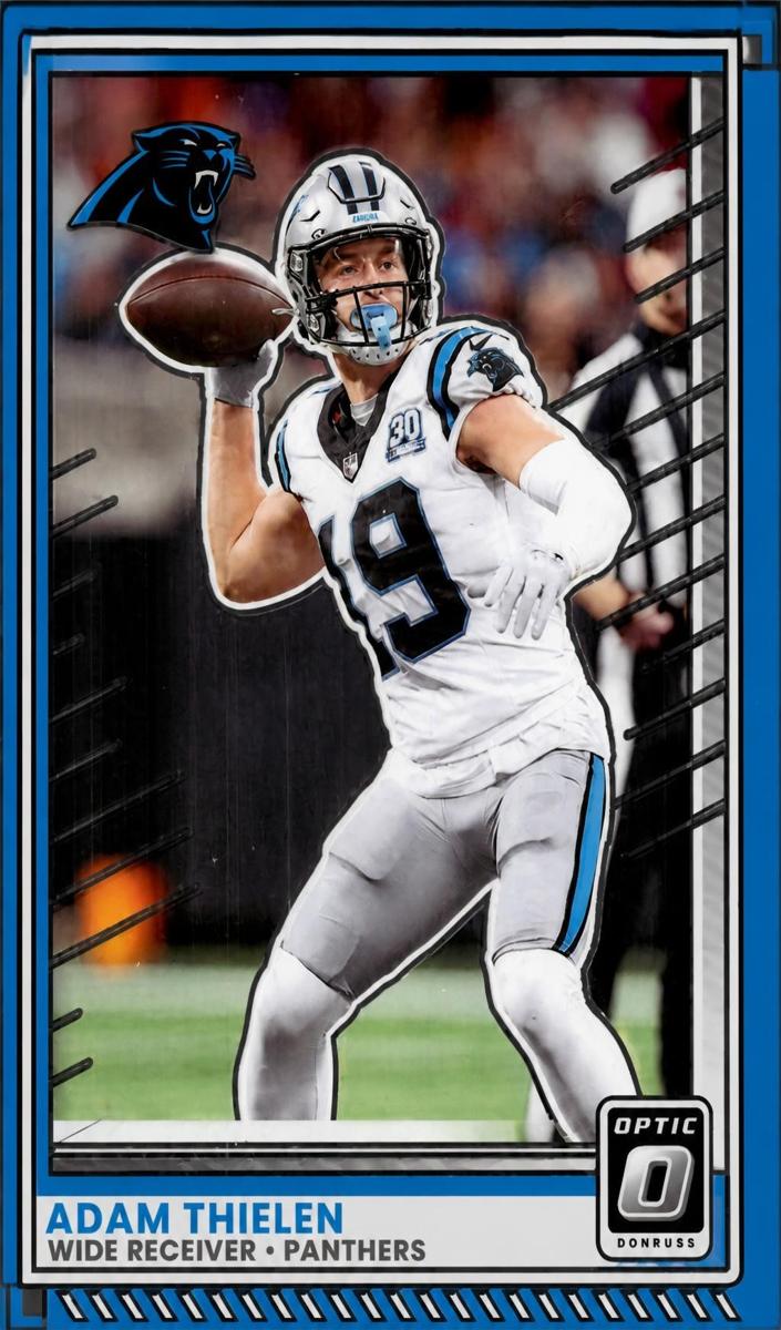 Adam Thielen 2025 Donruss Optic Football card