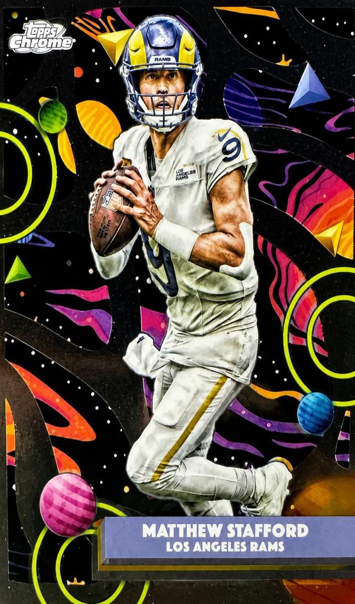 Matthew Stafford 2025 Cosmic Chrome card