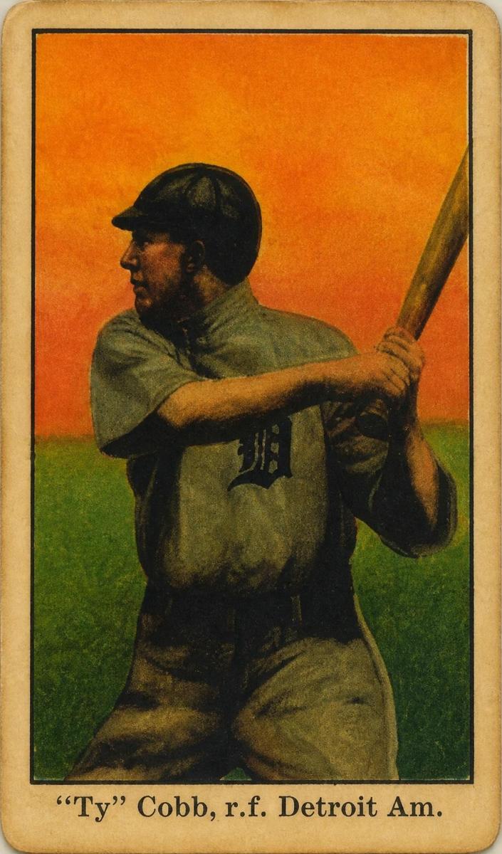 1909 E95 Philadelphia Caramel Ty Cobb card