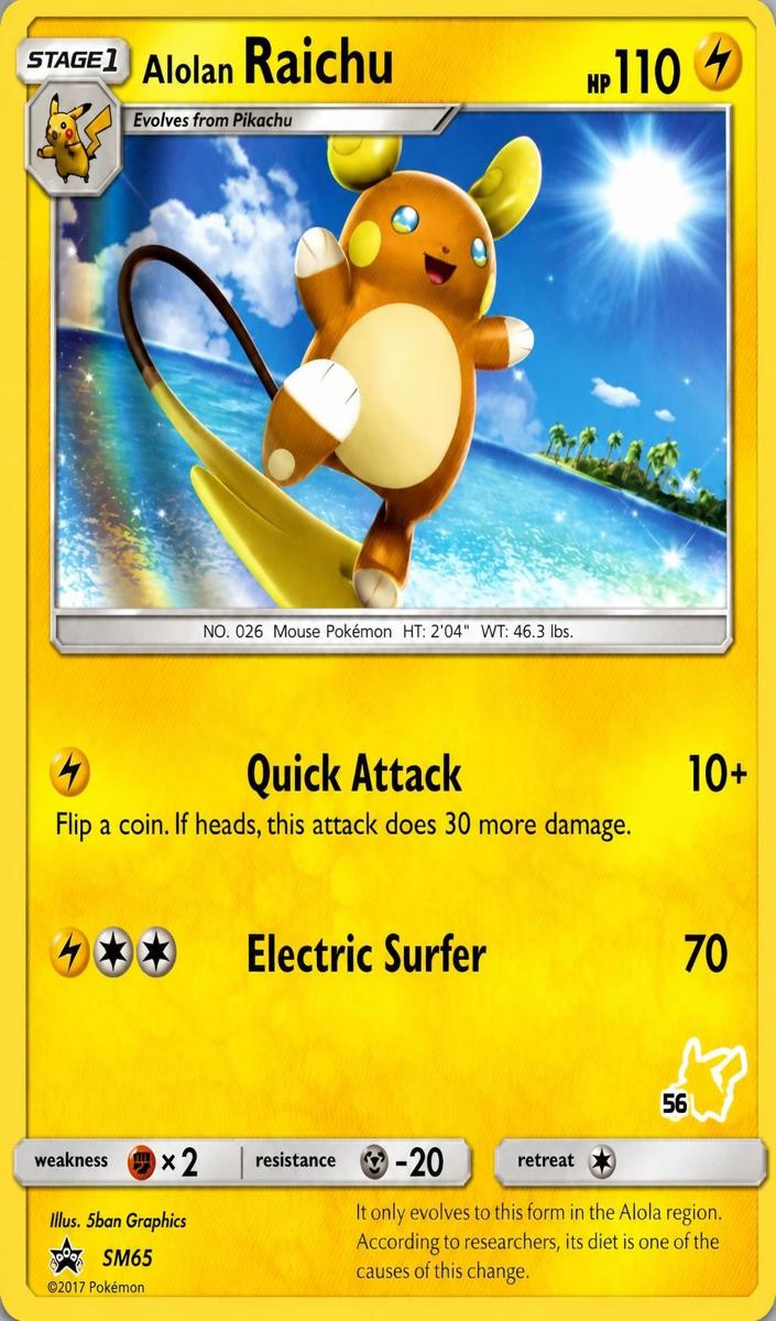 2020 Alolan Raichu #56