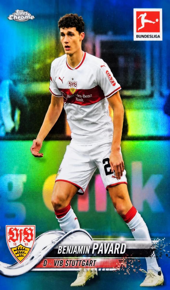 2018 Topps Chrome Bundesliga Benjamin Pavard [Gold] #19 card