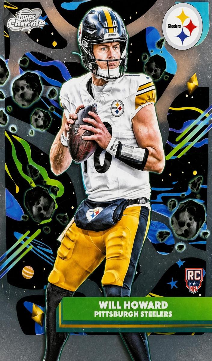 Will Howard 2025 Cosmic Chrome card