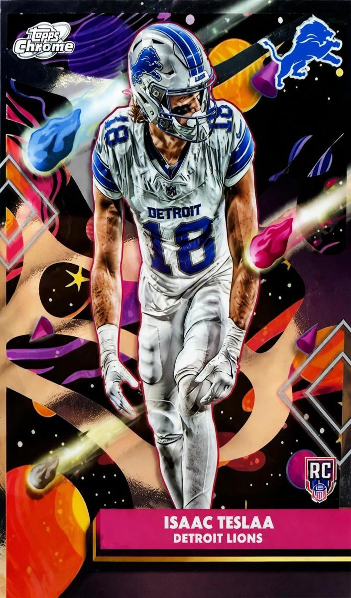 Isaac TeSlaa 2025 Cosmic Chrome card