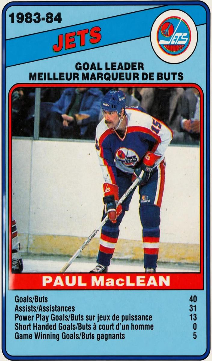 1984 O-Pee-Chee Paul Maclean #371 card