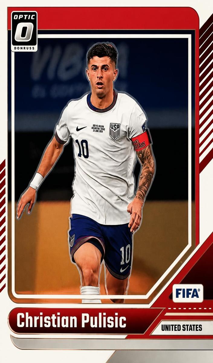 Christian Pulisic 2024 Donruss Soccer card