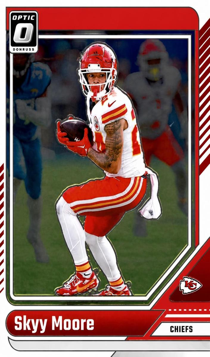 Skyy Moore 2024 Donruss Optic Football card