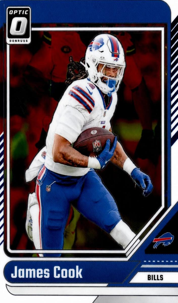 James Cook 2024 Donruss Optic Football card