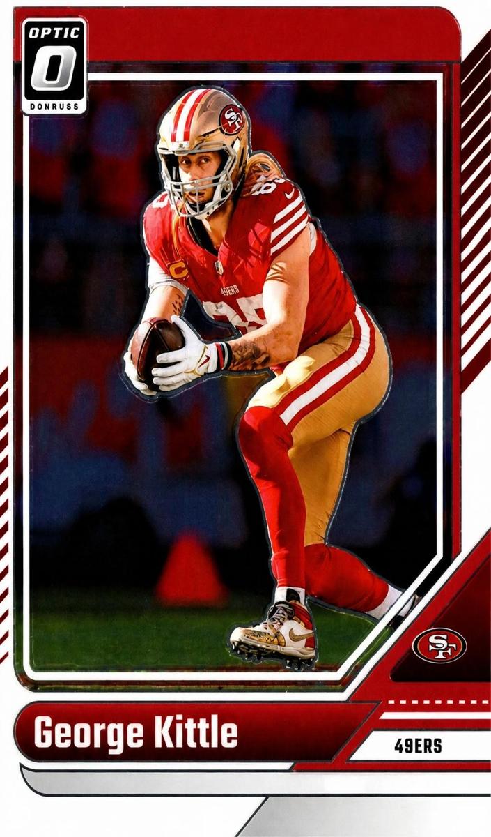 George Kittle 2024 Donruss Optic Football card