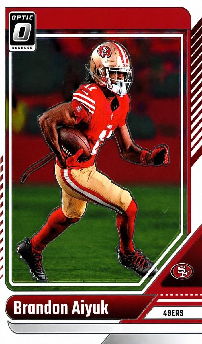 Brandon Aiyuk 2024 Donruss Optic Football card