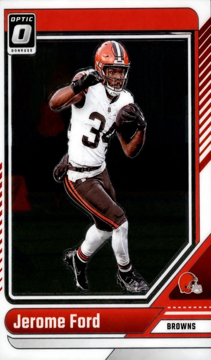 Jerome Ford 2024 Donruss Optic Football card
