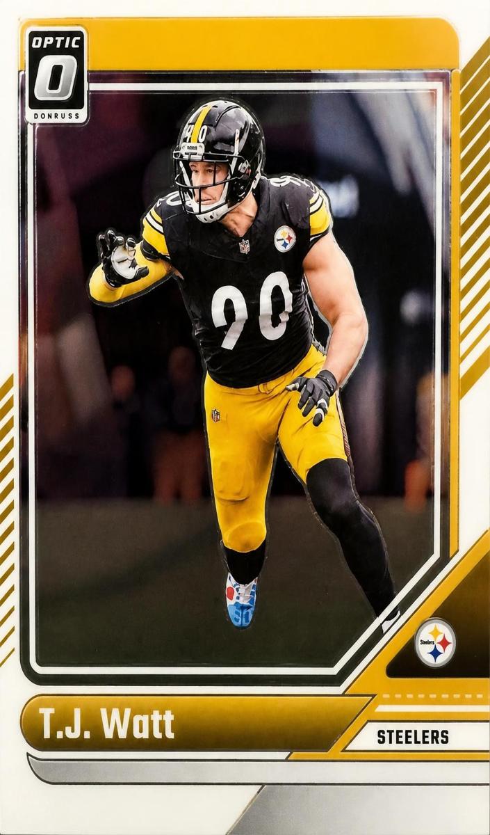 T.J. Watt 2024 Donruss Optic Football card