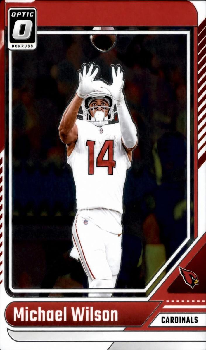Michael Wilson 2024 Donruss Optic Football card