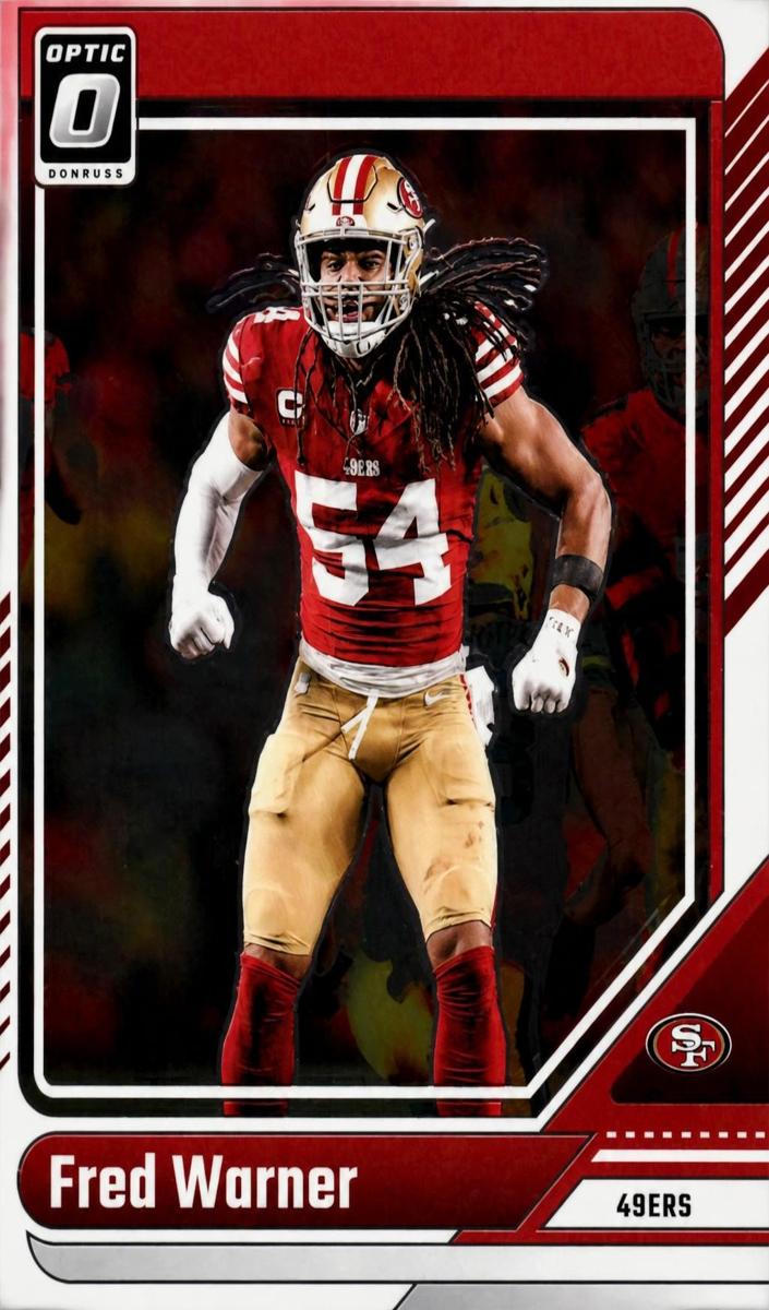 Fred Warner 2024 Donruss Optic Football card