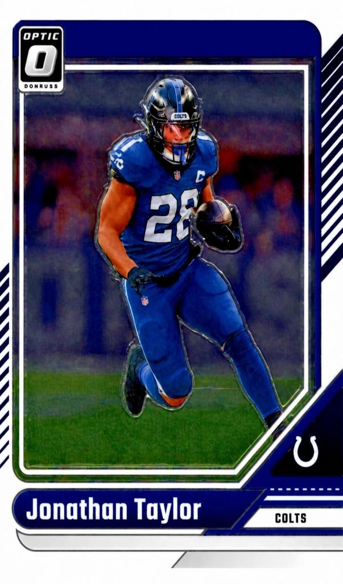 Jonathan Taylor 2024 Donruss Optic Football card