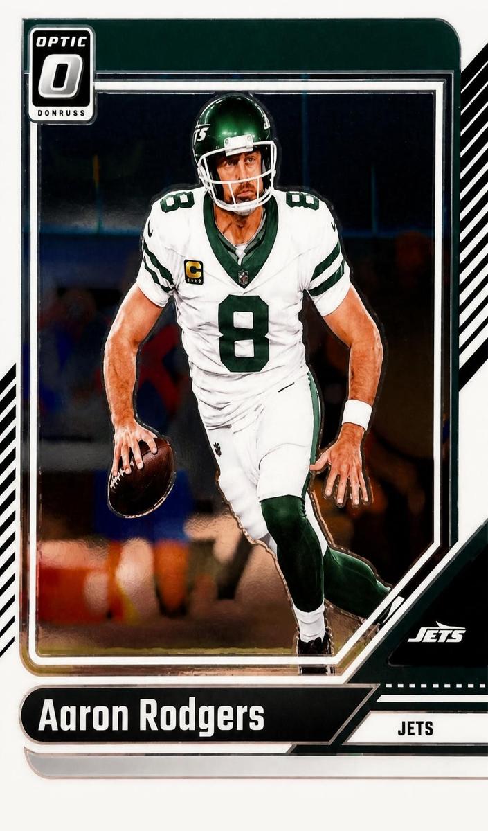 Aaron Rodgers 2024 Donruss Optic Football card