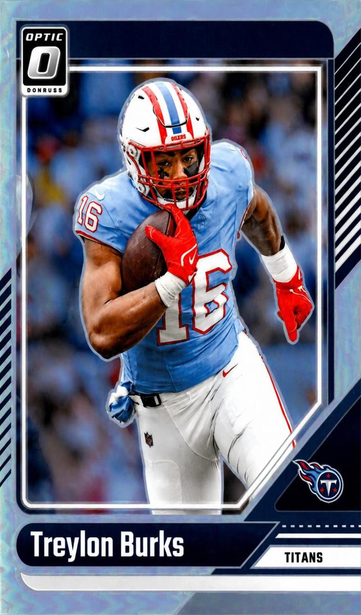 Treylon Burks 2024 Donruss Optic Football card