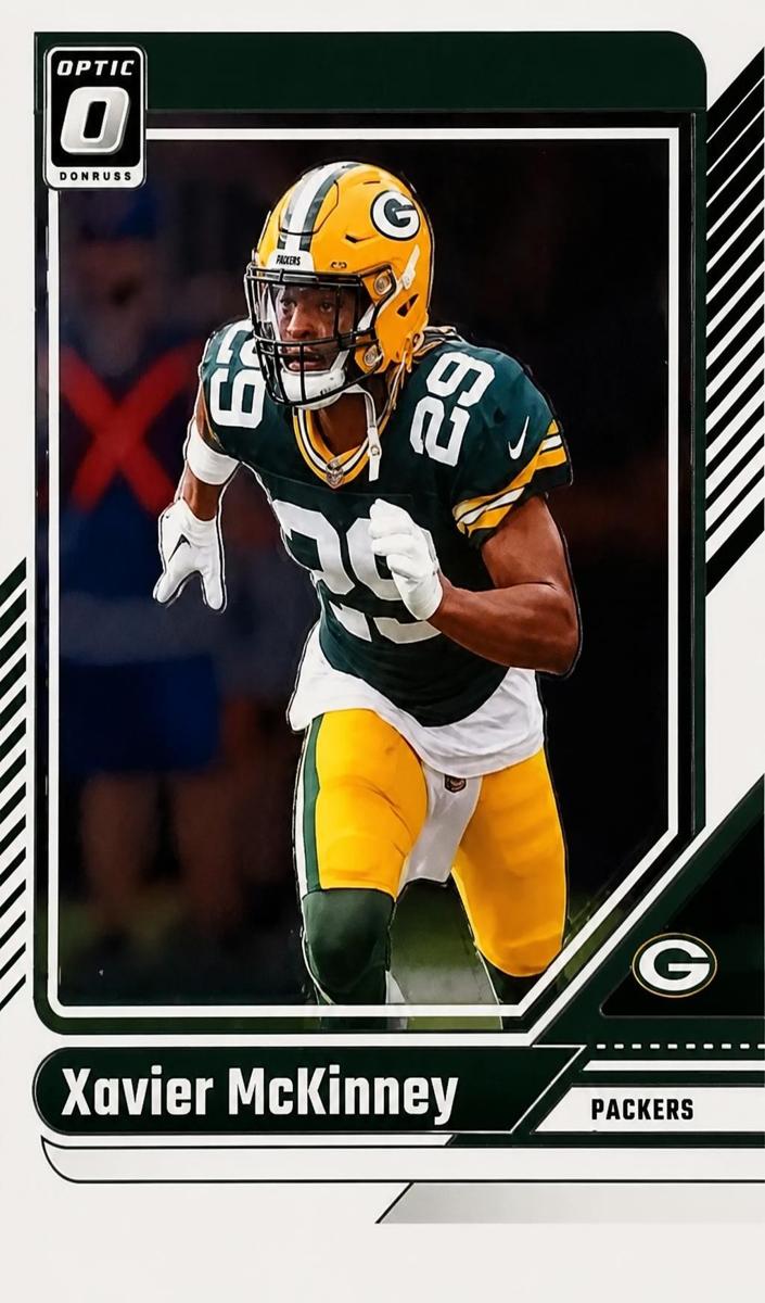 Xavier McKinney 2024 Donruss Optic Football card