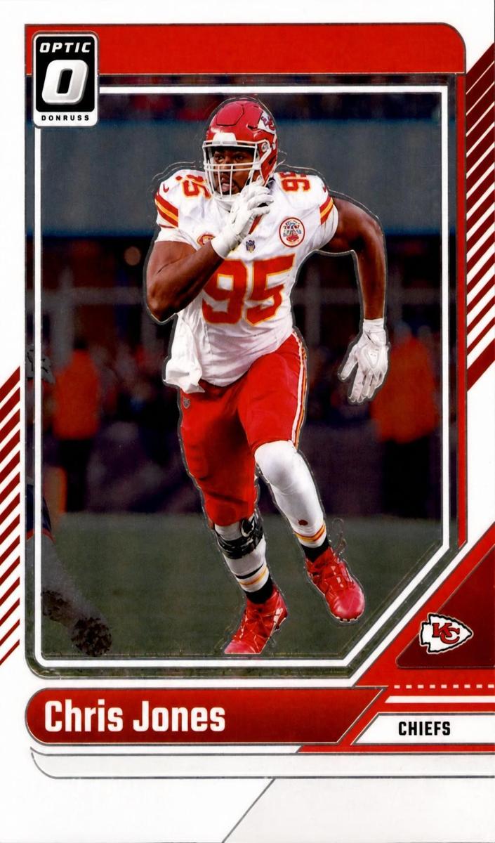 Chris Jones 2024 Donruss Optic Football card