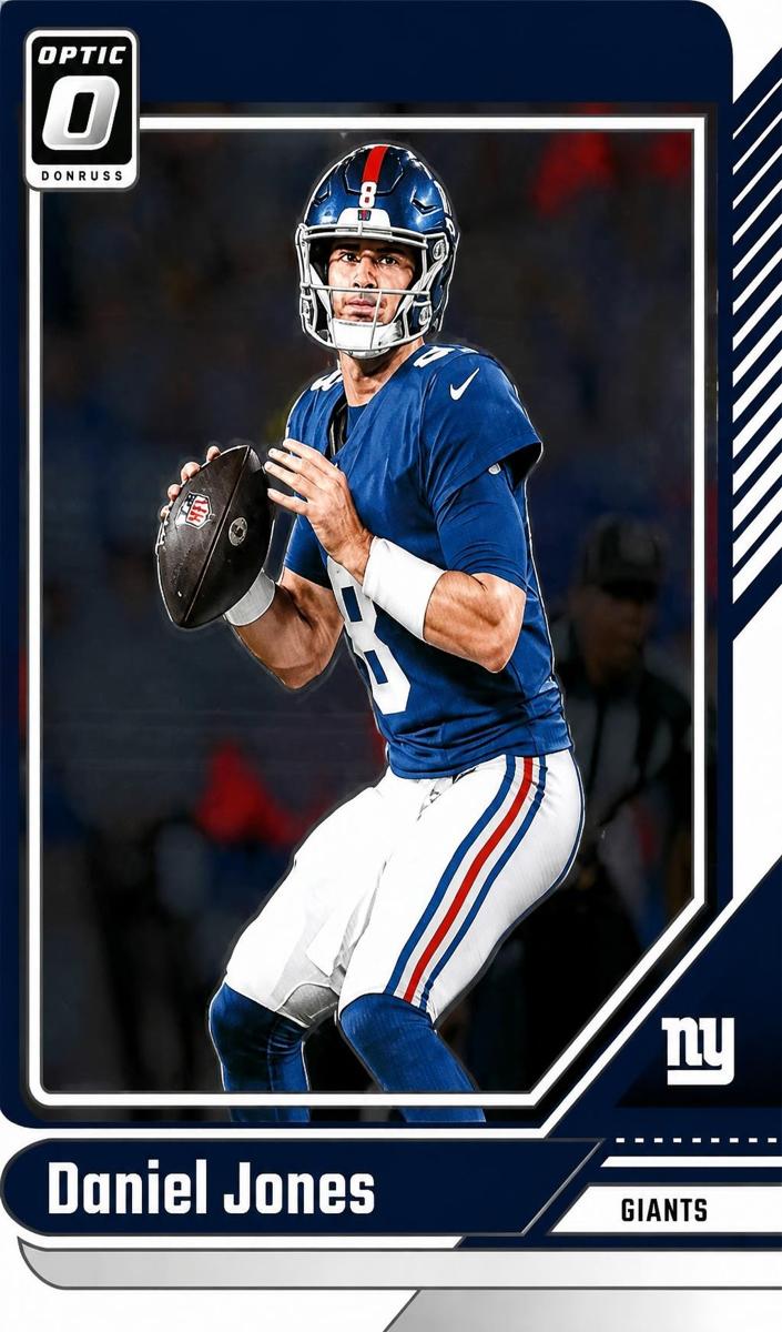 Daniel Jones 2024 Donruss Optic Football card