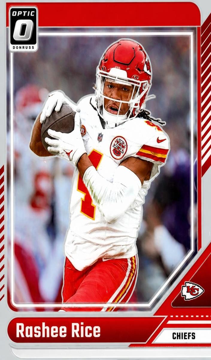 Rashee Rice 2024 Donruss Optic Football card