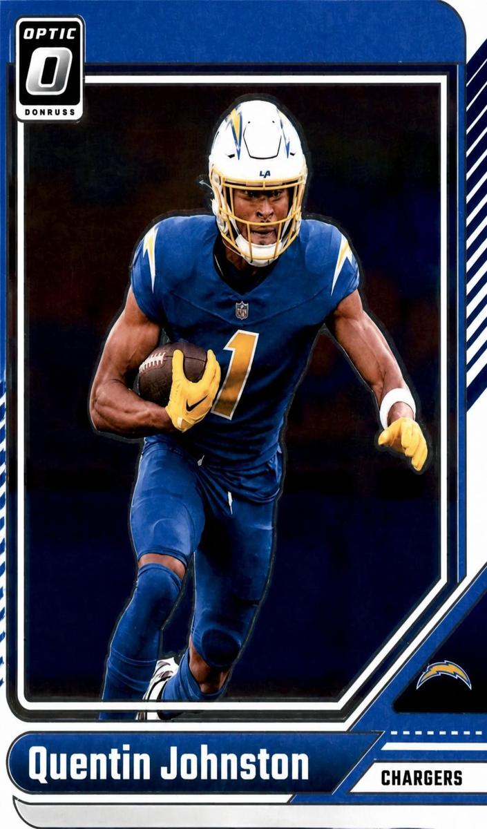 Quentin Johnston 2024 Donruss Optic Football card