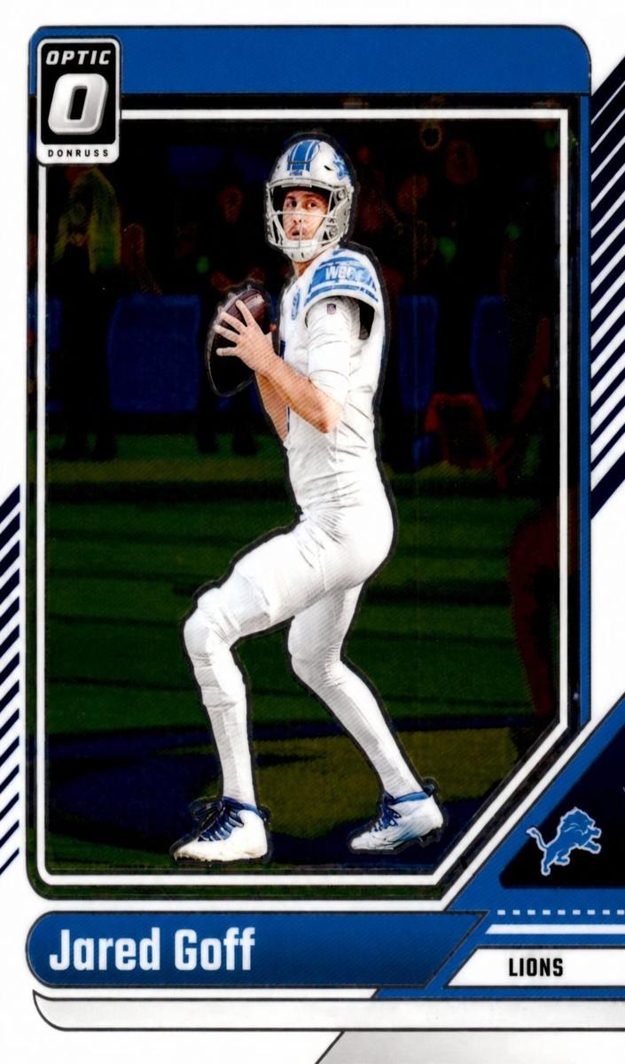 Jared Goff 2024 Donruss Optic Football card
