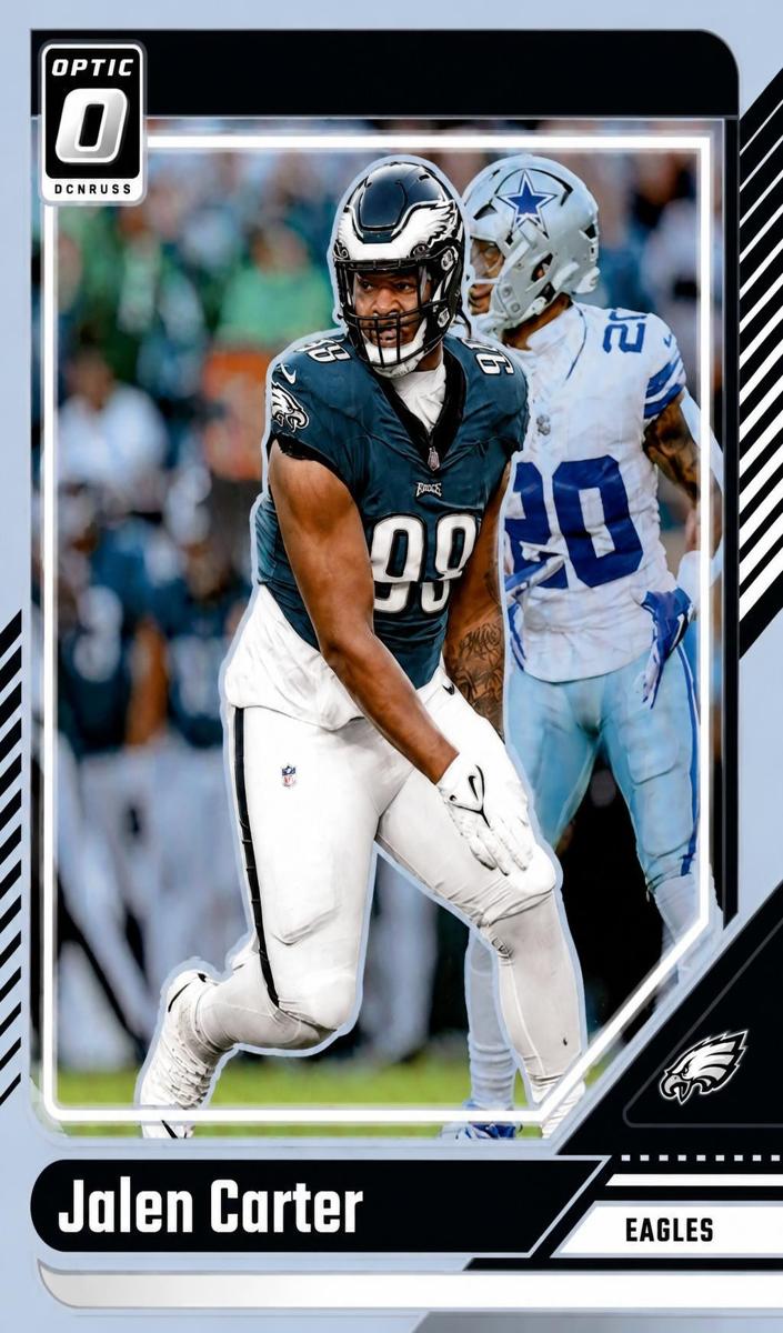 Jalen Carter 2024 Donruss Optic Football card