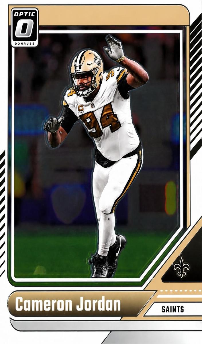 Cameron Jordan 2024 Donruss Optic Football card