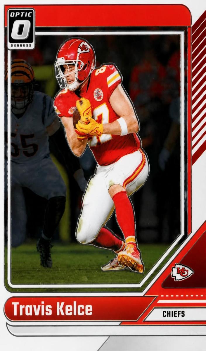 Travis Kelce 2024 Donruss Optic Football card