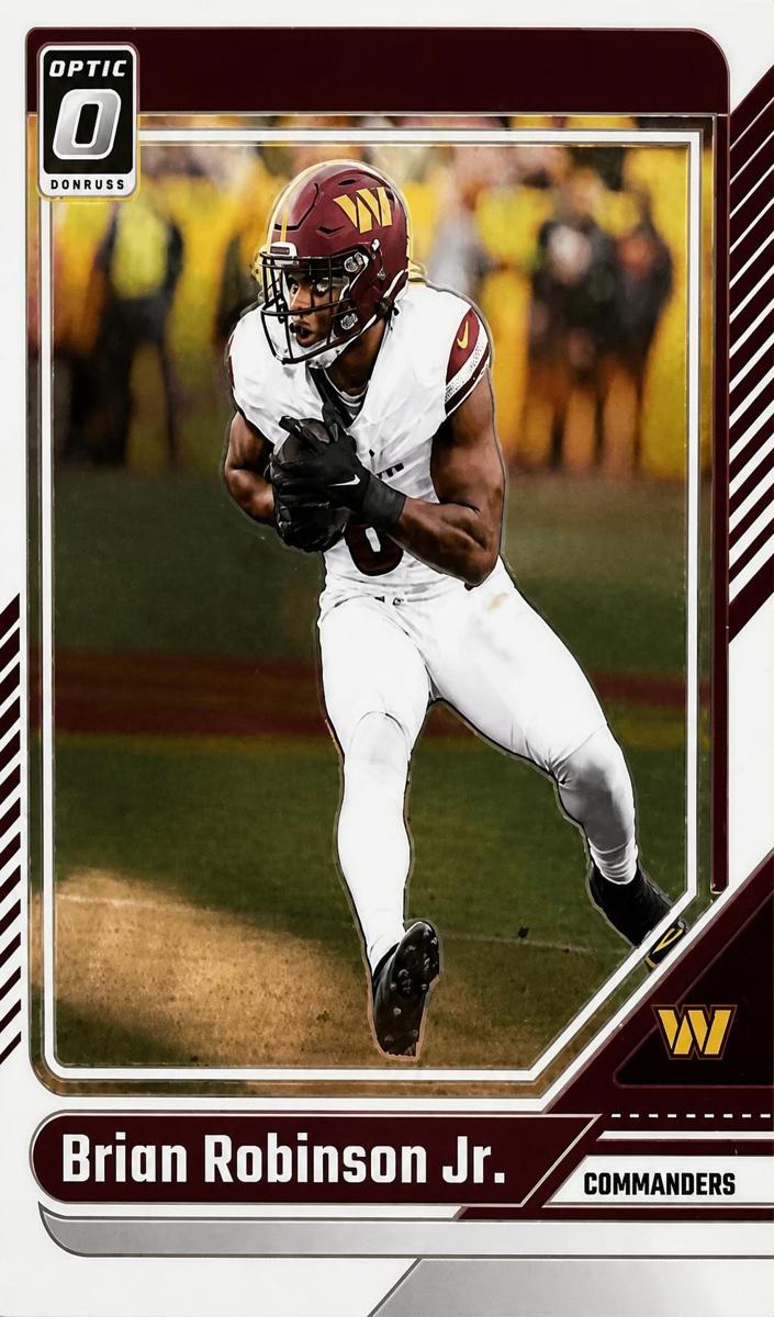Brian Robinson Jr. 2024 Donruss Optic Football card
