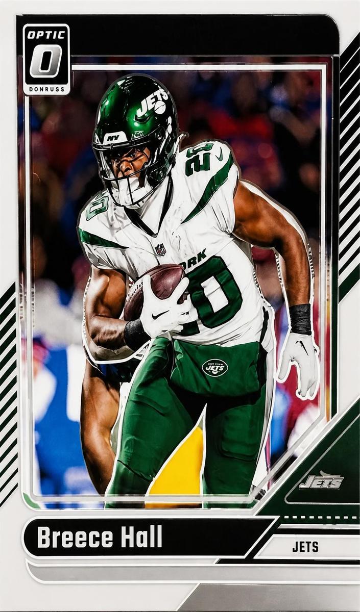 Breece Hall 2024 Donruss Optic Football card