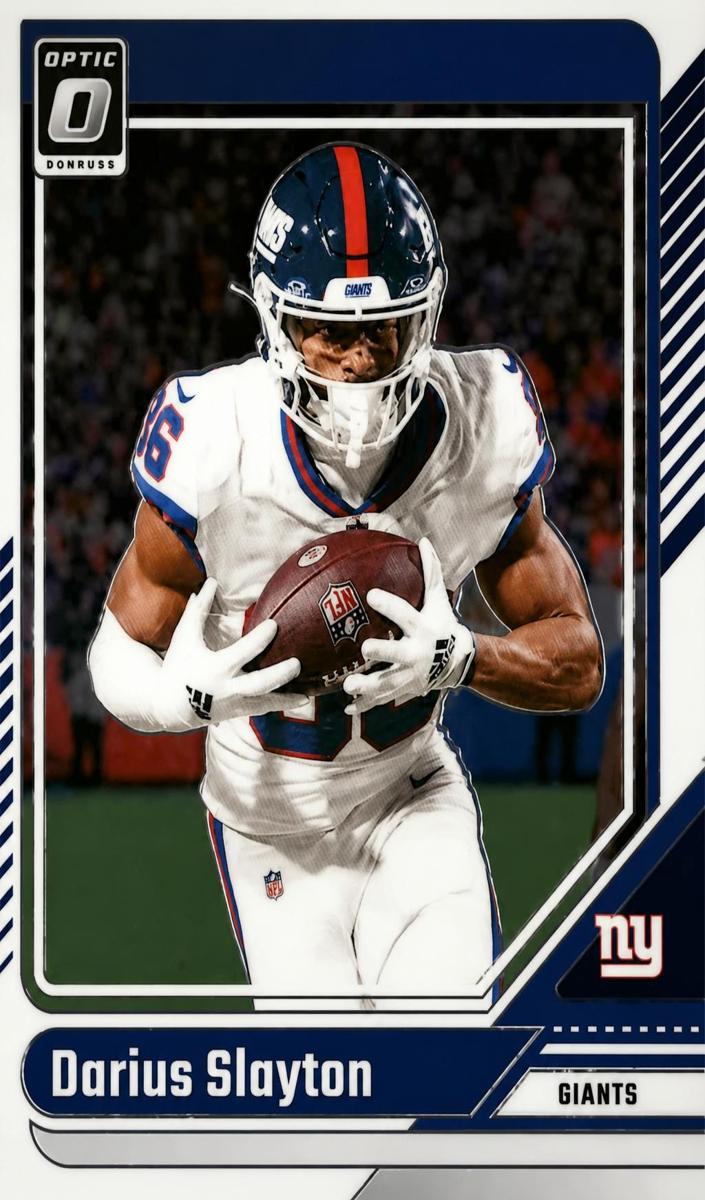 Darius Slayton 2024 Donruss Optic Football card