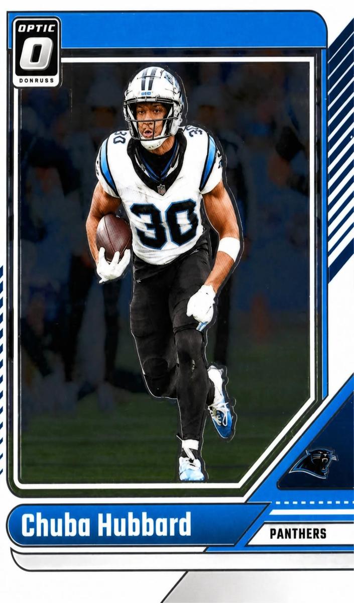 Chuba Hubbard 2024 Donruss Optic Football card