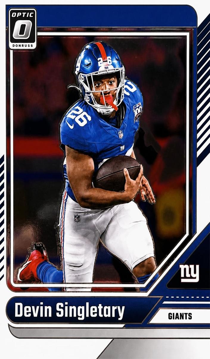 Devin Singletary 2024 Donruss Optic Football card