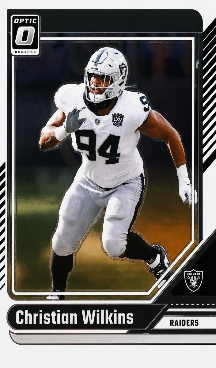 Christian Wilkins 2024 Donruss Optic Football card