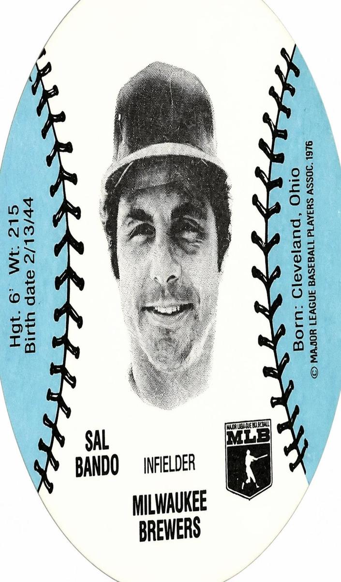 1977 Sal Bando #NNO