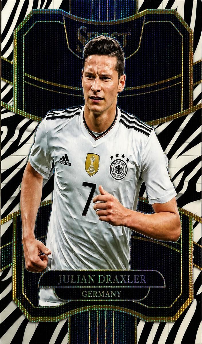 2017 Panini Select Julian Draxler [Zebra] #2 card