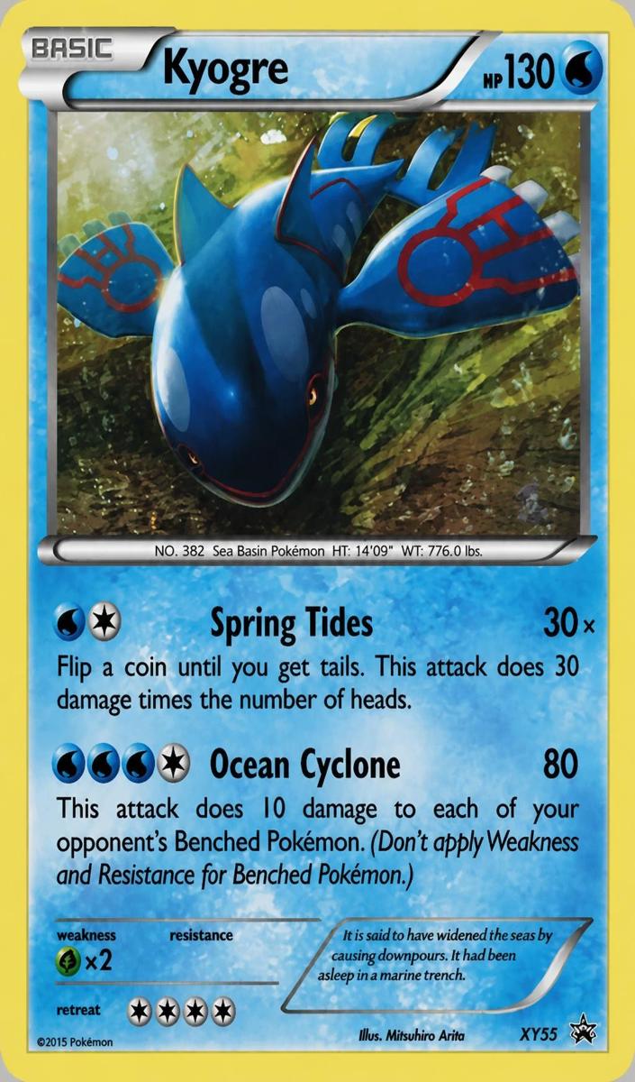 2015 Kyogre #XY51