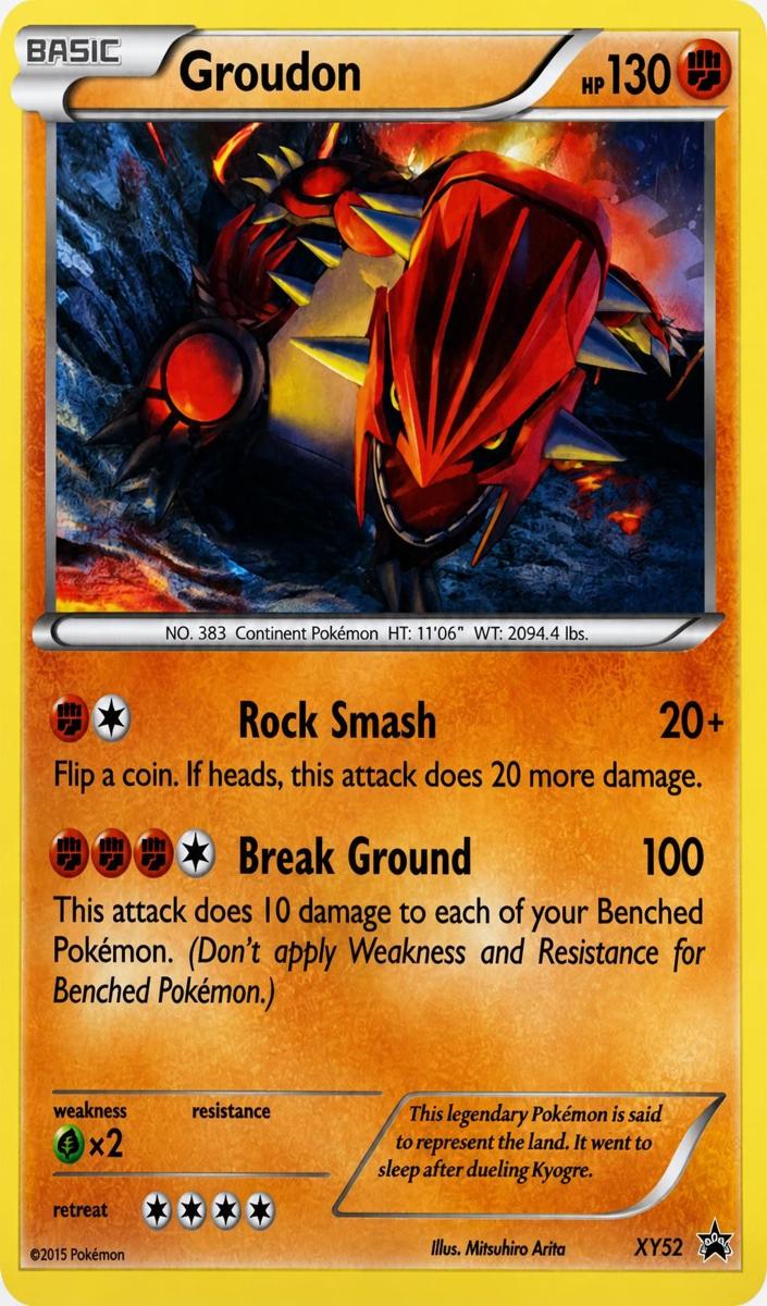 2015 Groudon #XY52