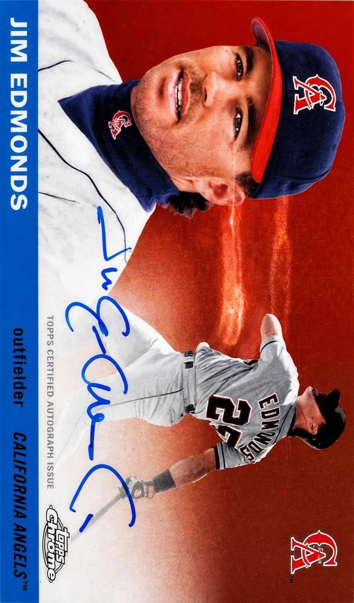 2025 Topps Chrome Platinum Jim Edmonds #CPA-JE card