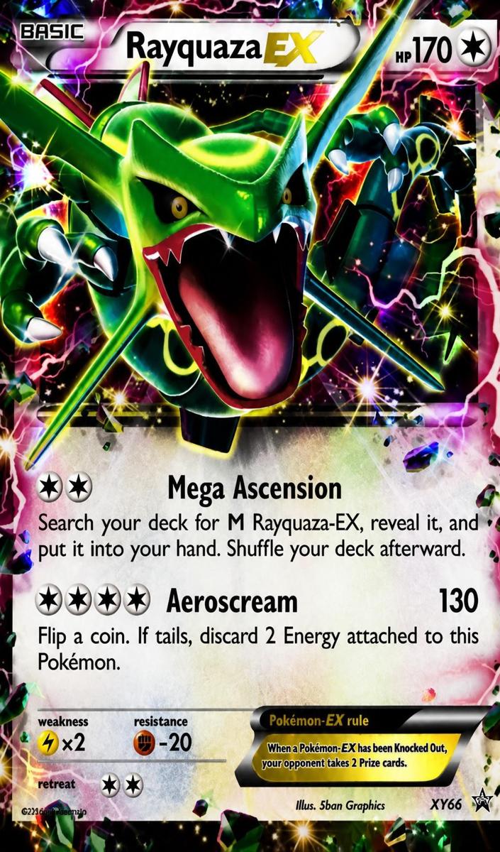 2015 Rayquaza EX #XY66